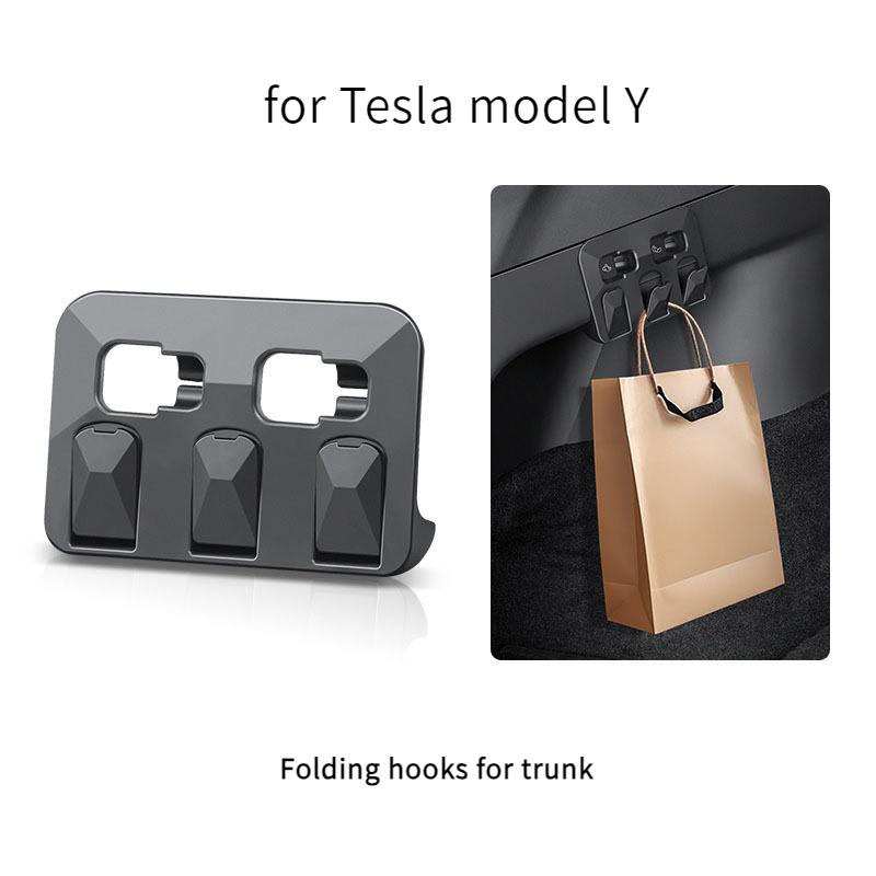 Rear Headrest Hook for Tesla Model Y 2021-2024 (Black)