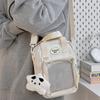 Small Back School Shoulder Bag Clear Pocket Kawaii Itabag Harajuku Crossbody Bag  for Teenage Girls