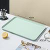 Tea Tray Living Room Cup Tea Cup Tray Household Rectangular Water Cup Tea Cup Tray Fruit Tray Nordic Plastic