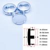 4PCS/Lot High Quality 65MM Car Wheel Center Hub Caps for ADVAN Racing WHEEL Emblem Logo Car Styling Accessories