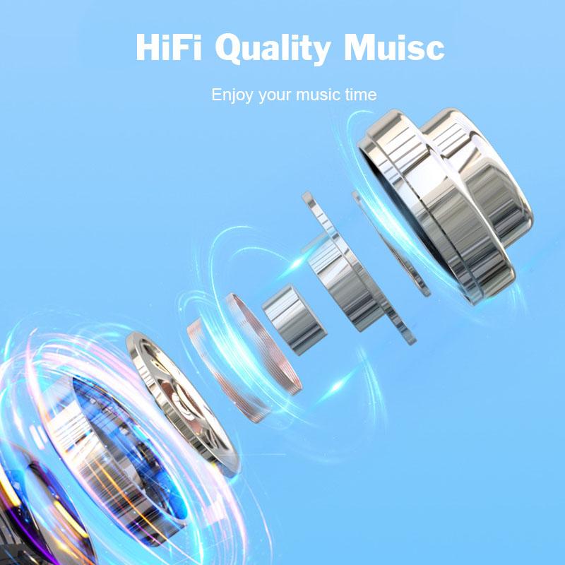 Acısız Kulak Klipsli Bluetooth Kulaklık Tek Kulaklık Süper Bas HD Mikrofonlu Düşük Gecikmeli Mini Kulaklık Acısız Kullanım