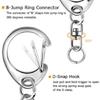 Zinc Alloy Metal Blank Keyring Keychain Split Ring Keyfob for Key Rings Women Me