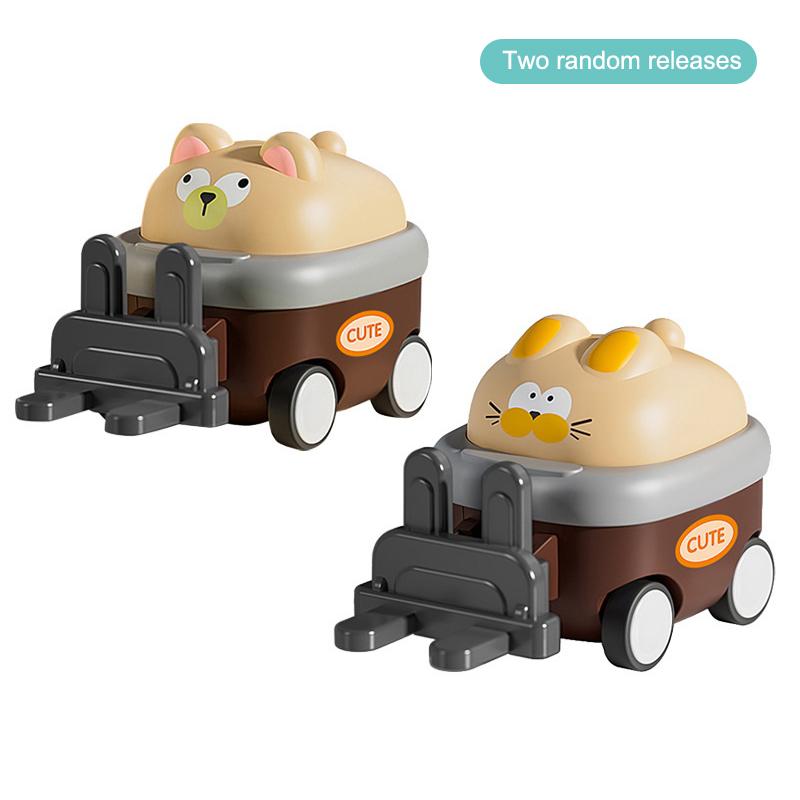 Mini Excavators Fun Construction Car Toys Educational Children Cognitive Interactive Puzzle Toys Creative Excavator Toys