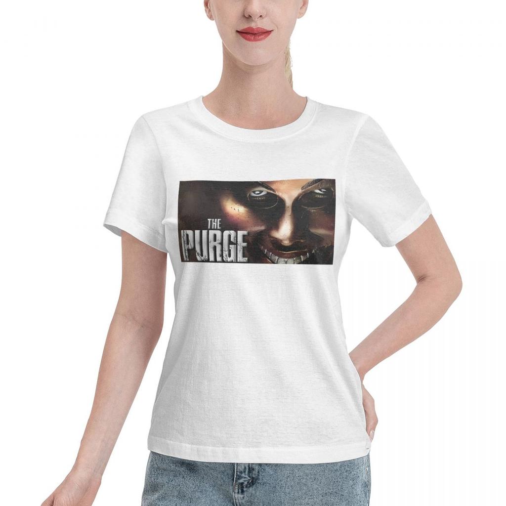 Blank For Print The Purge Movie Gift For Friend Unisexs TShirt Cool Loungewear Top