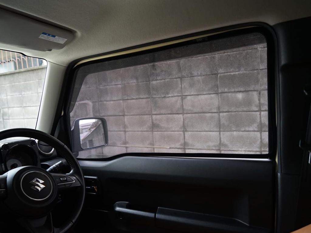 Jimny Sierra Mesh Light Sun Car Set TRISTAR'S [Jimny JB64W, JB74W] Sunshade, Blocking, Protection, Camping, 5-Piece (1 Car)