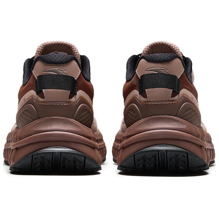 Anta Comfortable Fashionable Wear-Resistant Non-Slip Low-Top Training Shoes Men Sneakers Brown 912447728-1
