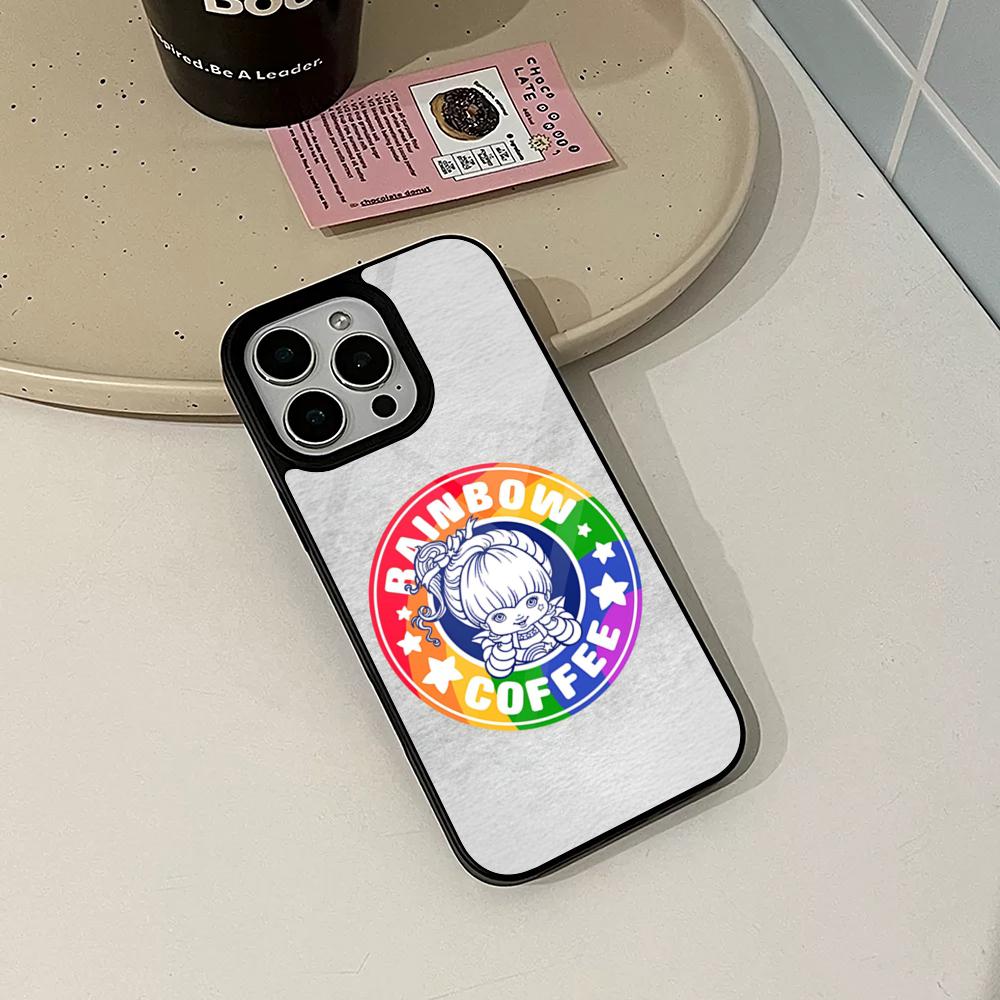 Cartoon R-Rainbow Brite Phone Case for Iphone 17 16 15 14 Air 13 12 11 Pro Max Mini Plus Fundas Shell PC+TPU Cover