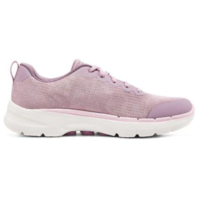 Skechers Go Walk 6 Fabric Comfortable Walking Low-Top Casual Shoes Women sneaker Pink 124560-MVE