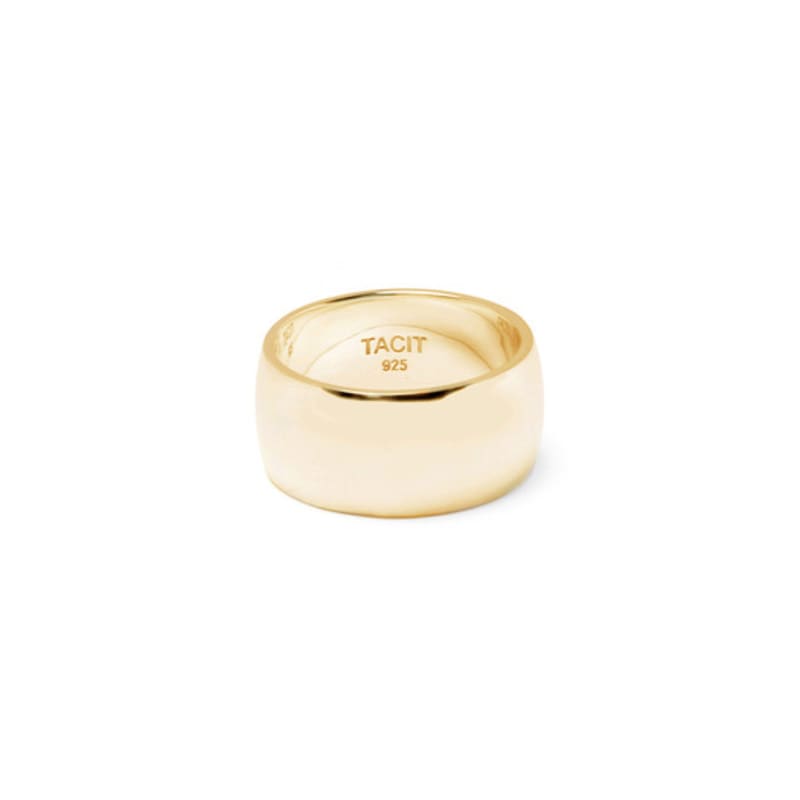 

TACIT Вигнутий сміливий каблучка золото 7