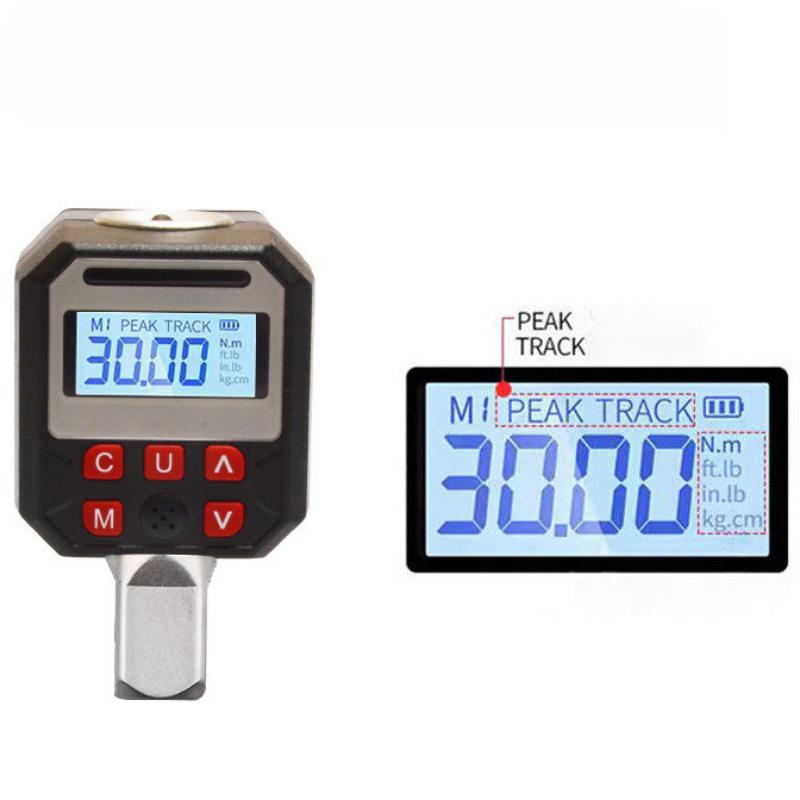 Digital Torque Adapter Kit 1/2" Drive 10-400Nm ±2% 500 Memory 9 Presets Bike/Car/Industrial Torque Tester