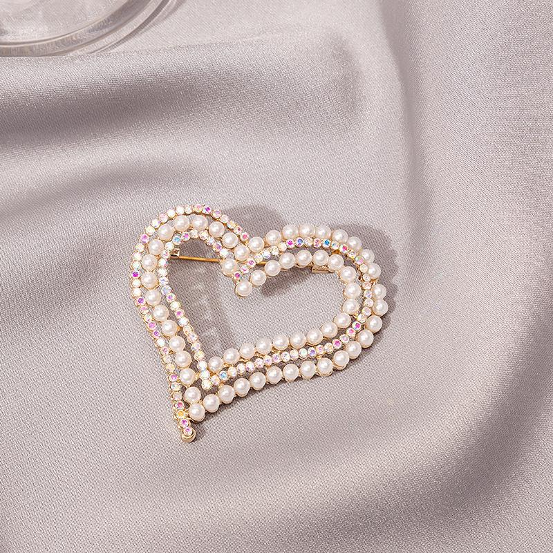 Personalisierte mit Diamanten besetzte Metallbrosche Kragenstift Kollektion, High-End Anti-Licht Blume Schmetterling Krone Brosche