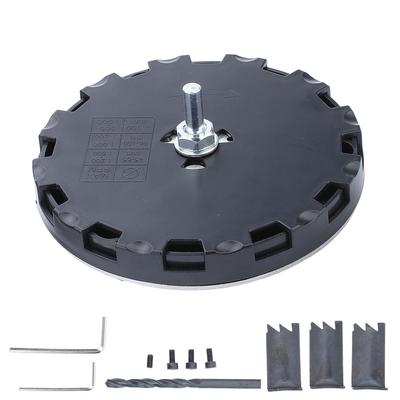 Kit di Punte da Trapano Taglio a Tazza Regolabile 45 a 130 mm Dia per Plastica Legno