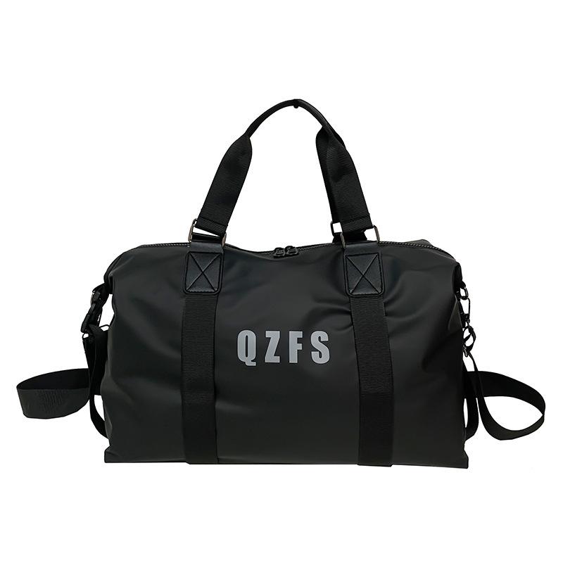 Street Trend Travel Bag Glossy Material Portable Outdoor Portable Ladies Travel Bag Commuter Messenger Bag