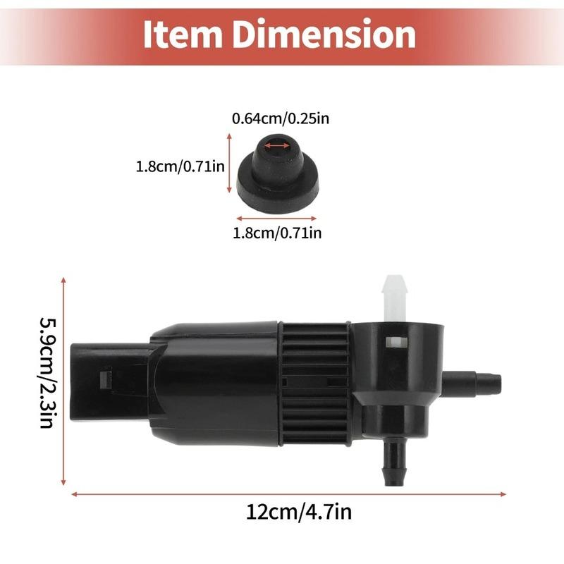 84801575 Windscreen Wiper Motor for Chevy GMC 2021-2024 Cadillac Escalade XT4 Chevrolet Equinox Suburban Windshield Washer Pump
