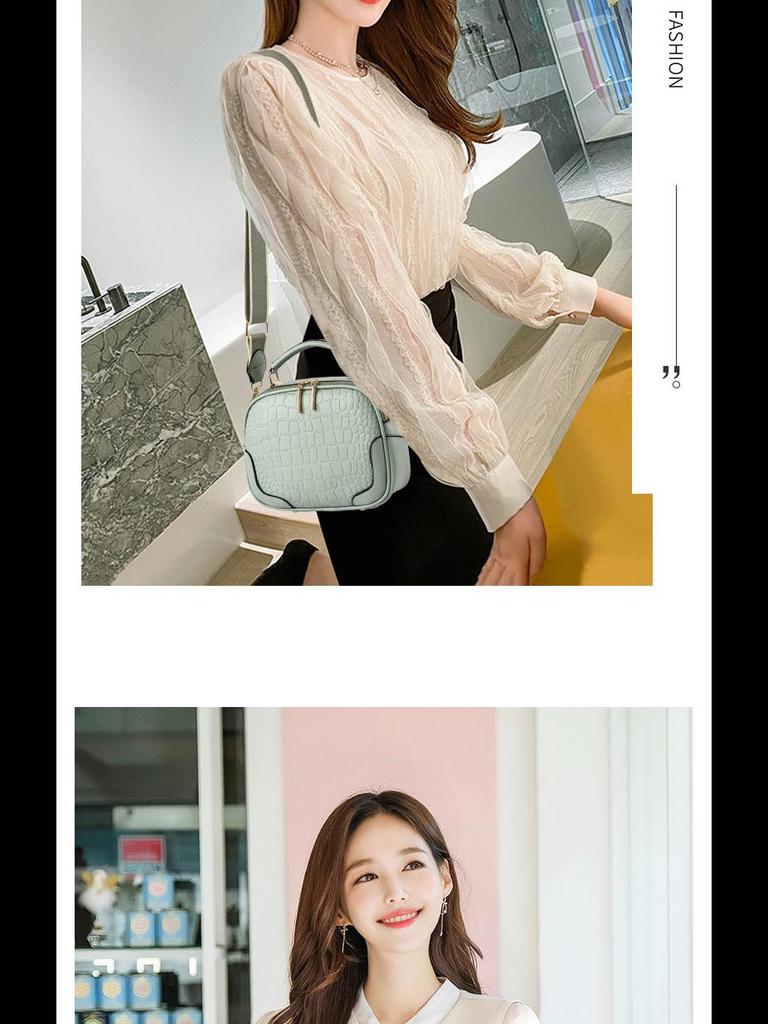 2024 Sommer Plaid Fashion Handtasche: Stilvolle quadratische Schulter- und Umhängetasche für Damen.