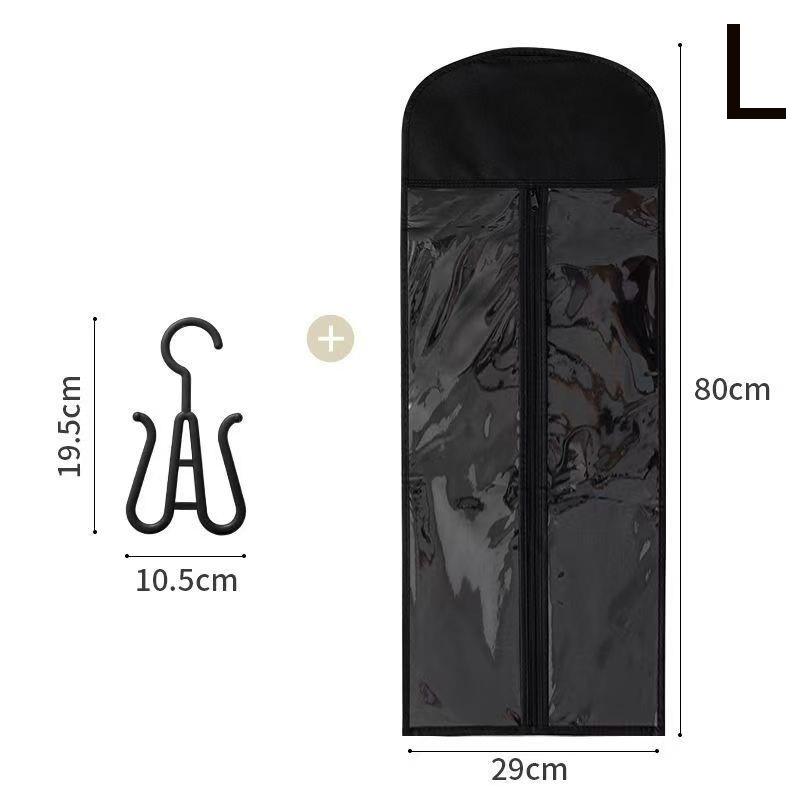 Wig Storage Bag With Hanger Holder Case Wigs Pouch Water Dust-Proof Organizer Protect For Professional Hair Extensions