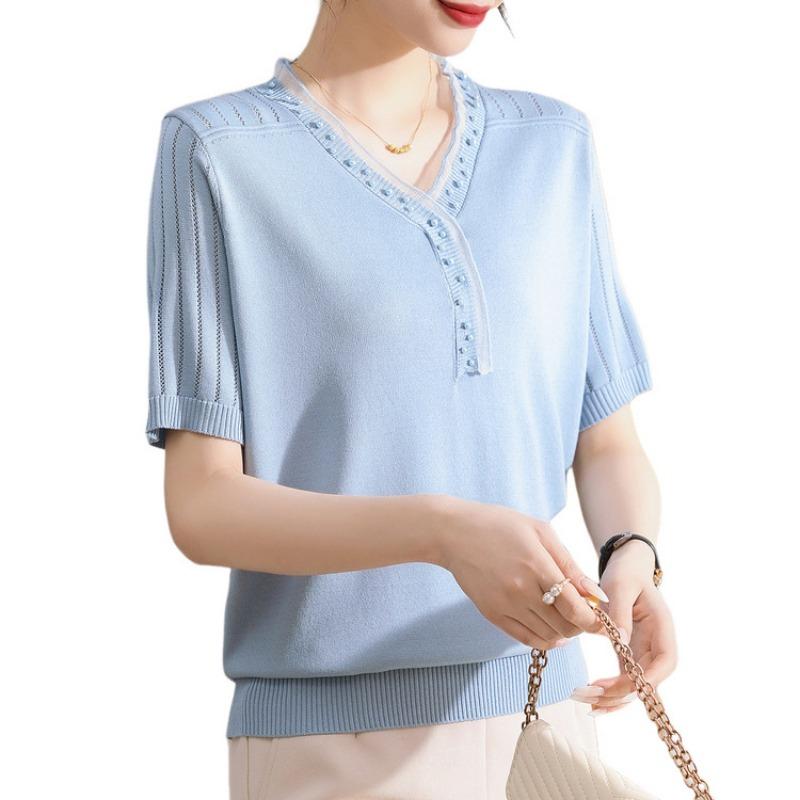 Spring Fashion Casual Women's Clothing Mother Clothing Nanxi Phoenix Summer New Knitted Daily Commuter Models