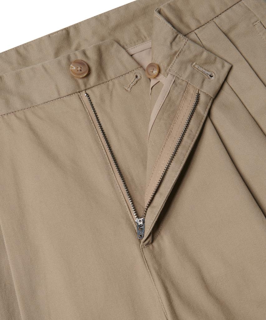 Musinsa Standard Three-Pleated Semi-Balloon Chino Pants [Beige]
