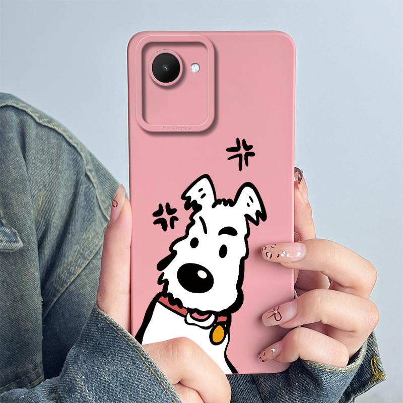 For Realme C30 C30s Narzo 50i Prime Phone Case RMX3690 RMX3506 Coque Soft Silicone Sweet Painted Back Printed Protective Cover