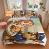 Police Puppies Patrol Printed 3pcs Bedding Set Soft Microfiber 1 Duvet Cover And 2 Pillowcases Home Bedroom Decor Xmas Gift K1898