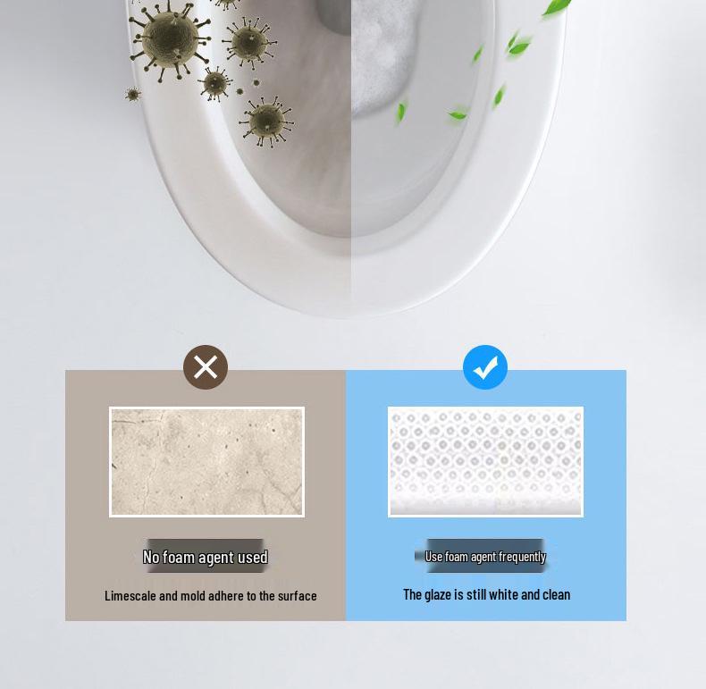 Universal Smart Toilet Foam Shield: Automatic Anti-Splash Deodorant Liquid Refill