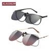 KLASSNUM Óculos de Sol Clip-on Flip-up Óculos de Sol Lentes Fotocromáticas Polarizadas Degradê Armação para Óculos Óculos de Sol UV400 Óculos de Condução