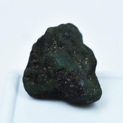Natural Green Emerald 38ct Raw Rough Certified Loose Gemstone