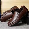 Leather Shoes Men's Genuine Leather Summer Breathable Soft Sole Business Casual Shoes Men's Shoes