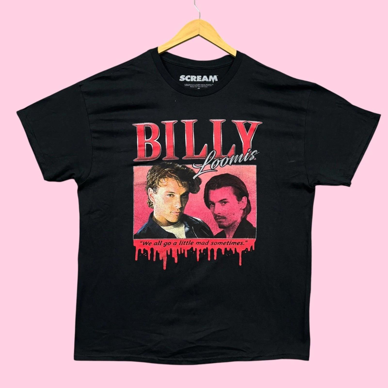 Scream Ghostface Billy Loomis Horror Tee XL S
