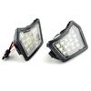 2Pcs LED Front Under Mirror Lamp Puddle Light For Volvo XC70 XC90 S40 S60 S80 V50 V70 C30 C70 Jaguar XJ X350 X351 XF
