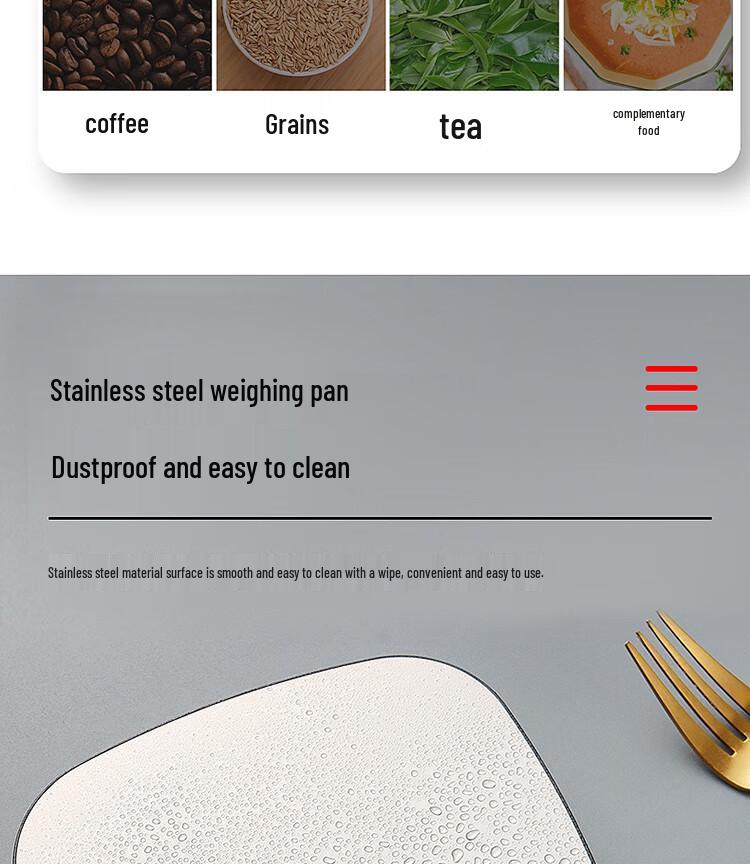 High-Precision 0.1g Electronic Kitchen Scale for Baking and Tea