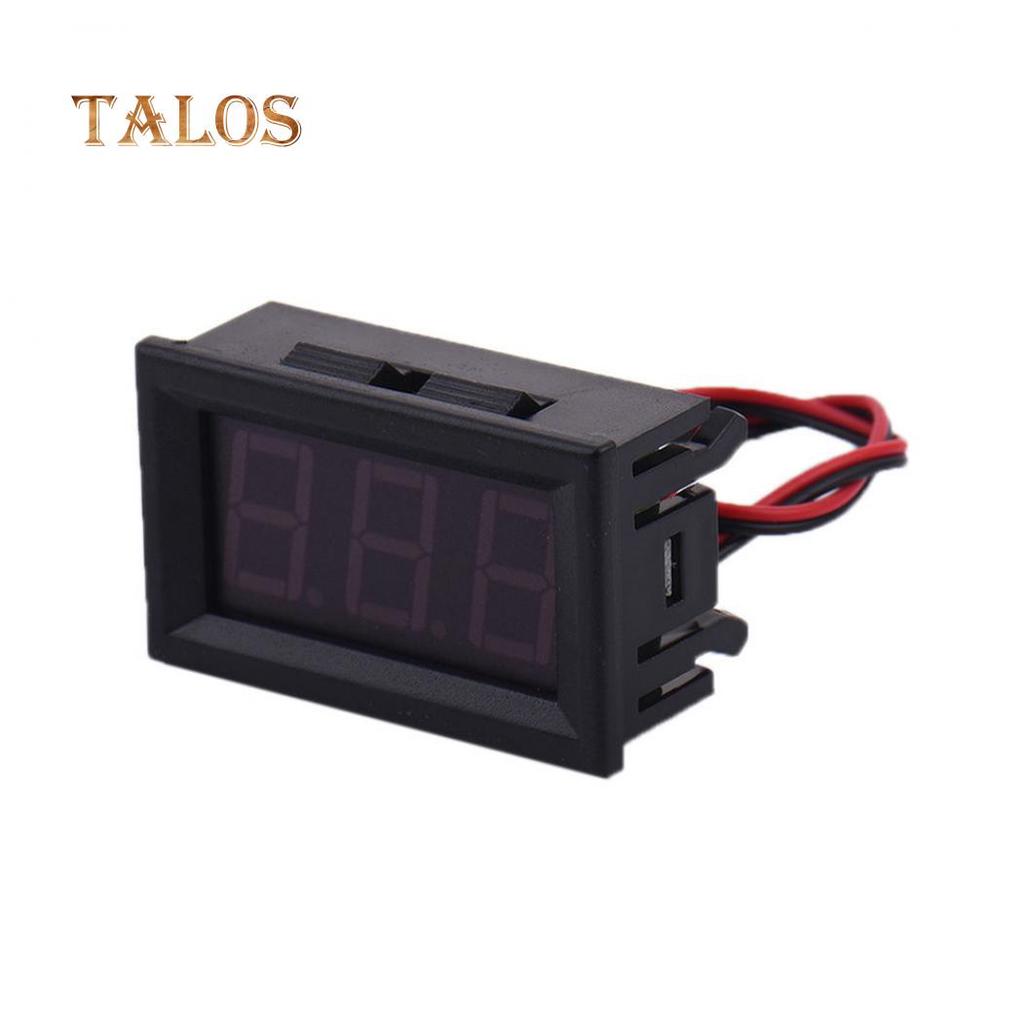Mini Voltmetro CC 3.2-30V a Due Fili Pannello LED Display Digitale Testa Misuratore di Tensione Elettronica