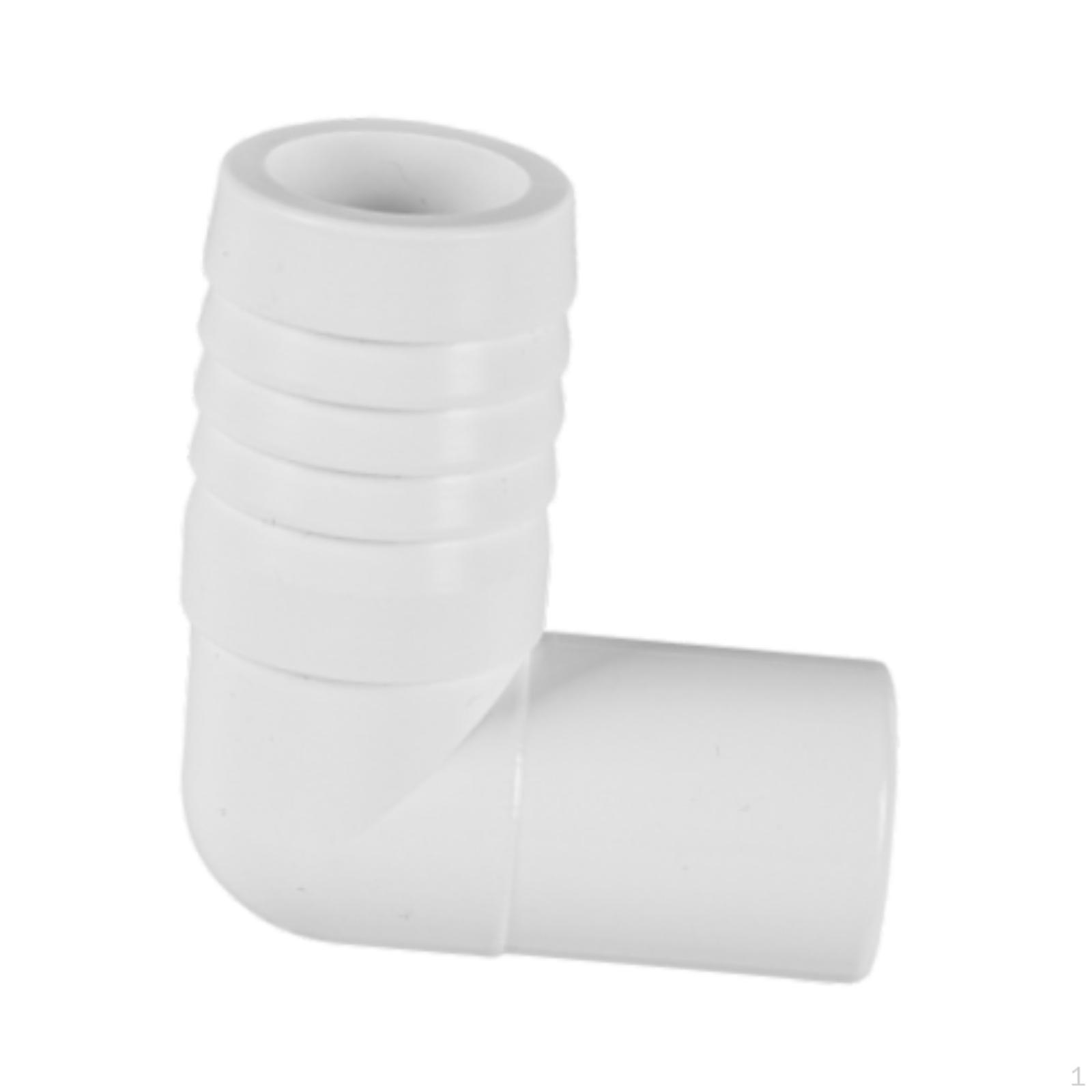 

90° Drain Connector Compact Drainage Joint for Marine Water Pump Installation білий