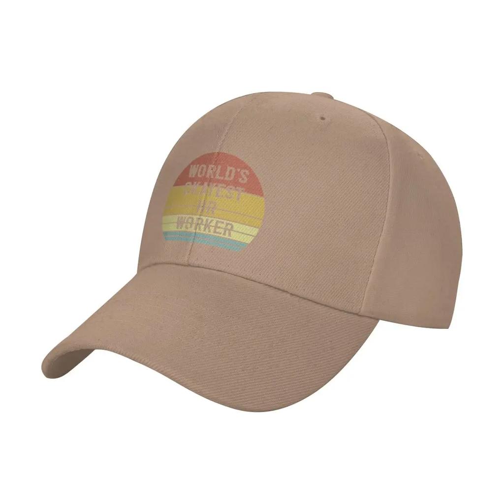 Worlds Okayest Human Resource Worker Baseball Cap Hat Beach sun hat Horse  Golf Female Mens