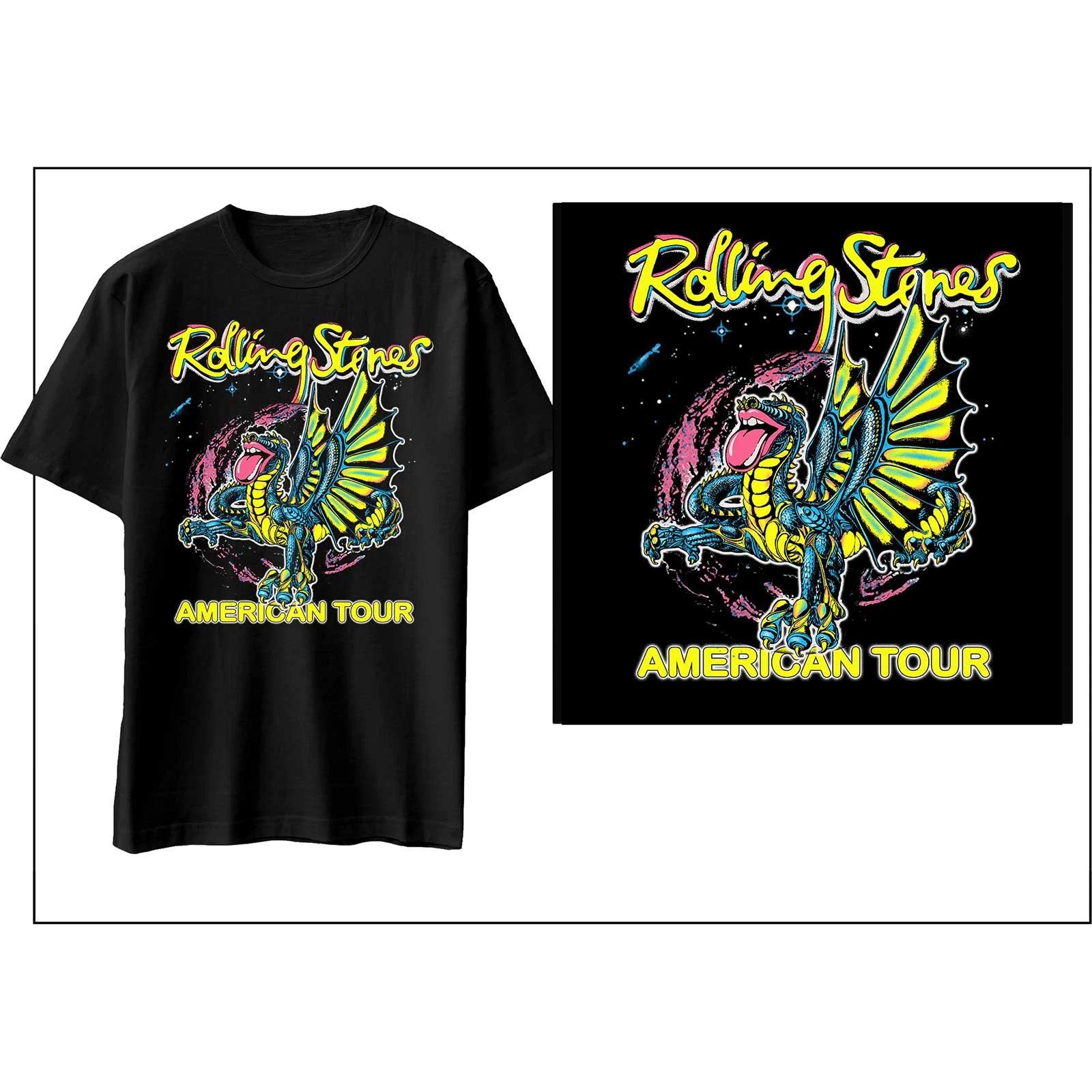 Футболка The Rolling Stones: American Tour Дракон ОФИЦИАЛЬНЫЙ НОВЫЙ 3XL
