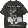 Mirko T Shirt My Hero Academia Men Acid Wash Oversized Anime Rabbit Hero Graphic Cotton Streetwear Plus Ultra Manga Vintage Tee Top
