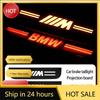 BAAO1 Car Sticker Hot For BMW Car Brake Tail Light Logo Acrylic Projection Board Top Auto Emblem For BMW X1 X2 X3 X5 X4 X6 X7 G30 G20