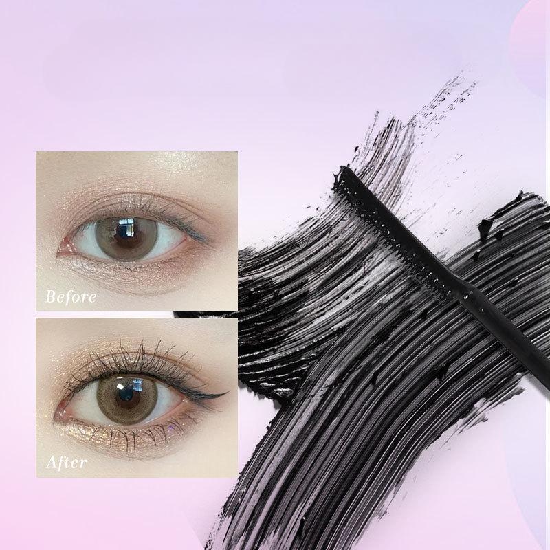 Sunflower Mascara Waterproof and Sweatproof Slim Long Curl Small Tooth Comb Very Fine Brush Head Thick and Doesn’t Smudge