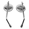 Motorcycle Rearview Mirror Universal Convex Rear View Mirrors Support 360 Degrees  Rotation for M10