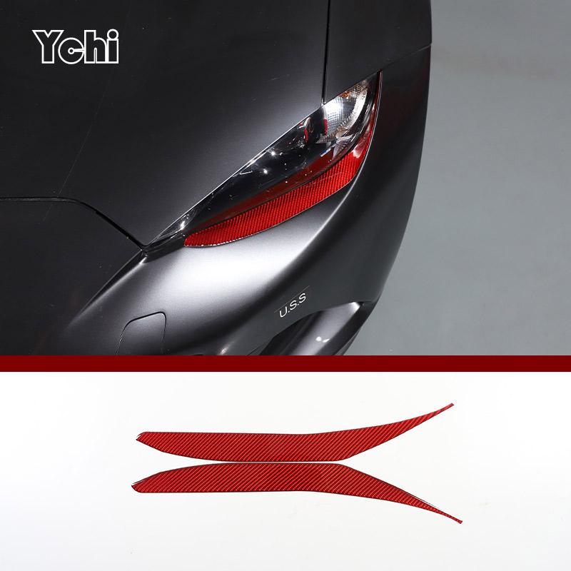 Red Soft Carbon Fiber For Mazda MX-5 NC 202016-2026 Car Center Control Interior Sticker Car Modification Accessories