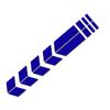 Universal Motorcycle Reflective Stickers Car Motorbike Scooter Arrow Stripes Fender Decals Waterproof Warning Decoration