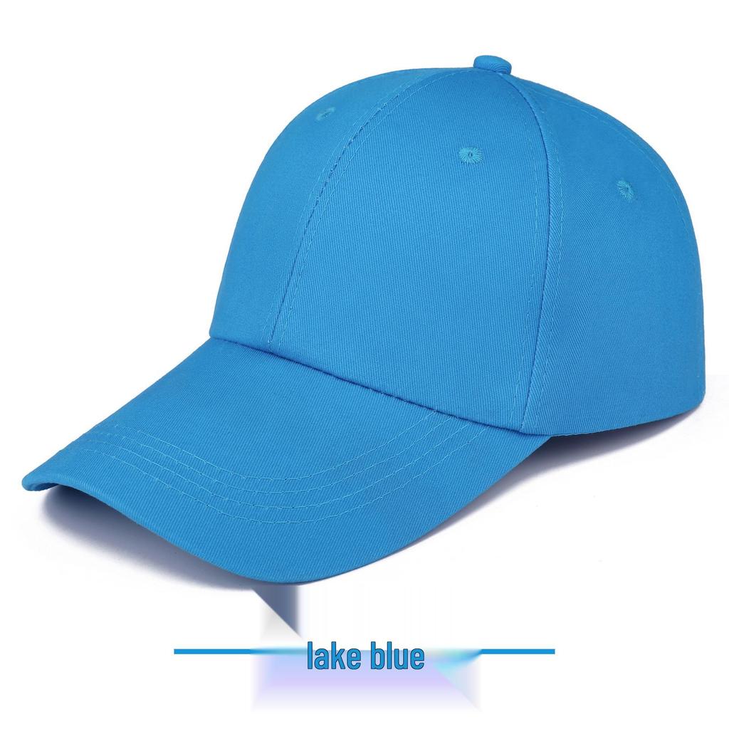 Customized Cotton Baseball Cap with Printed Logo for Men and Women - Duckbill Sun Hat for Work or Leisure.