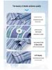 Camicia da uomo a righe in cotone Oxford a maniche lunghe con bottoni