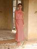 Elegant Satin Sleeveless Dress: High-End Spring/Summer Collection