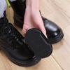 1 Multifunctional Double-Faced Shoe Polish Colorless Light Rub Leather Care Oil Sponge Wax Black Shoes Brush Household Cleaning