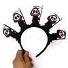 Halloween Hairband Ghost Hair Accessories Sparkling Sequined Hairband For Stage Performance Cosplay Wedding