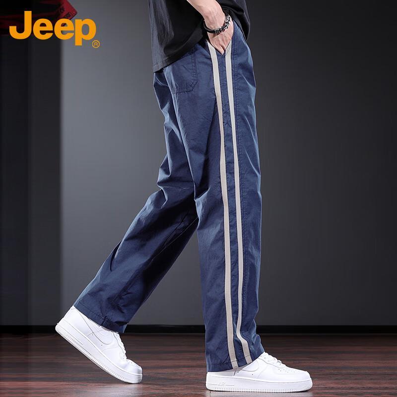 JEEP Men s Autumn/Winter Loose Straight-Leg Casual Pants XL