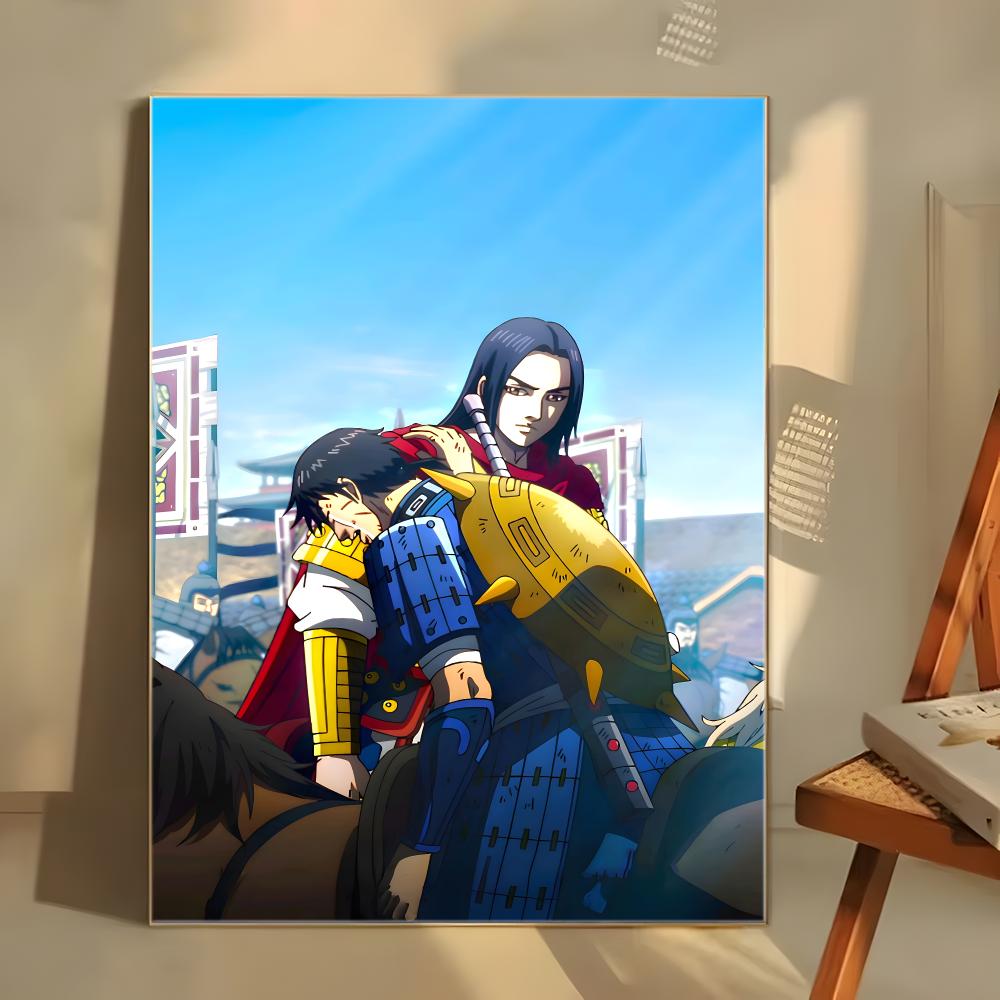 Anime K-Kingdom Poster  Self-adhesive Art Waterproof Paper Sticker Coffee House Bar Room Wall Decor