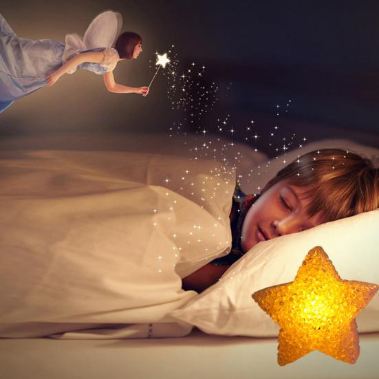 Handgehaltene LED-Leuchte Sternförmiges Nachtlicht Weicher Warmer Schein Tanz-Requisite für Kinderparty Aufführung Foto-Dekoration