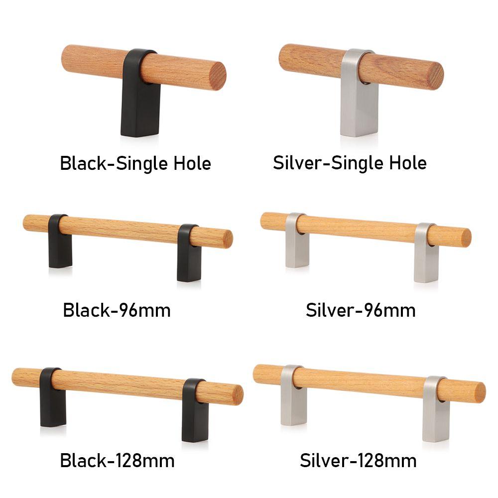 Rukojeť na dřevěné dveře ze slitiny zinku 96/128 mm Ložnice Skříň Knižnice Kuchyňská skříňka Dveřní úchytky Moderní Jednoduchý Nábytkové kování